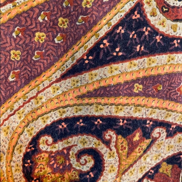 View collection 12 velvet print jacket tans euc - Picture 11 of 11